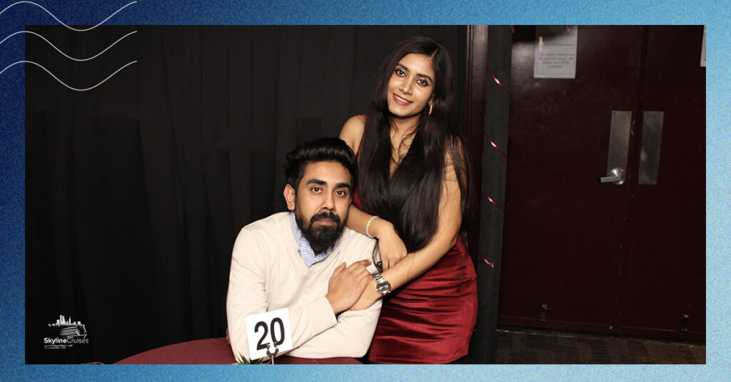 Couple on dinner date