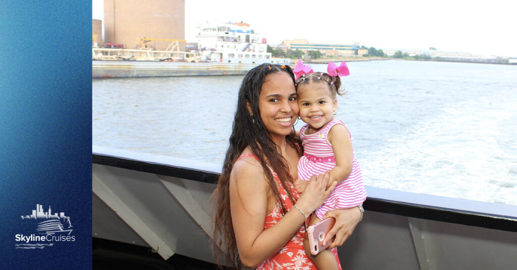 Mom and Daughter on a brunch cruise.