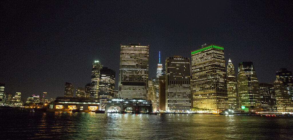Evening dinner cruises and city lights